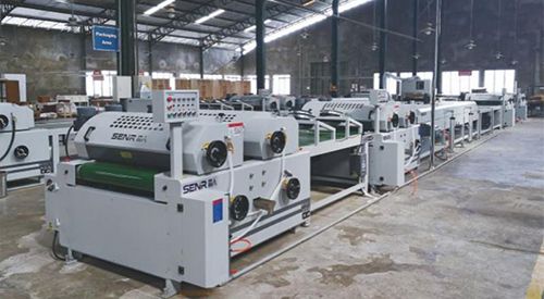 Indonesian furniture coating line site